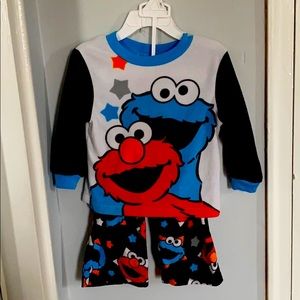 Elmo and Cookie Pajama Set